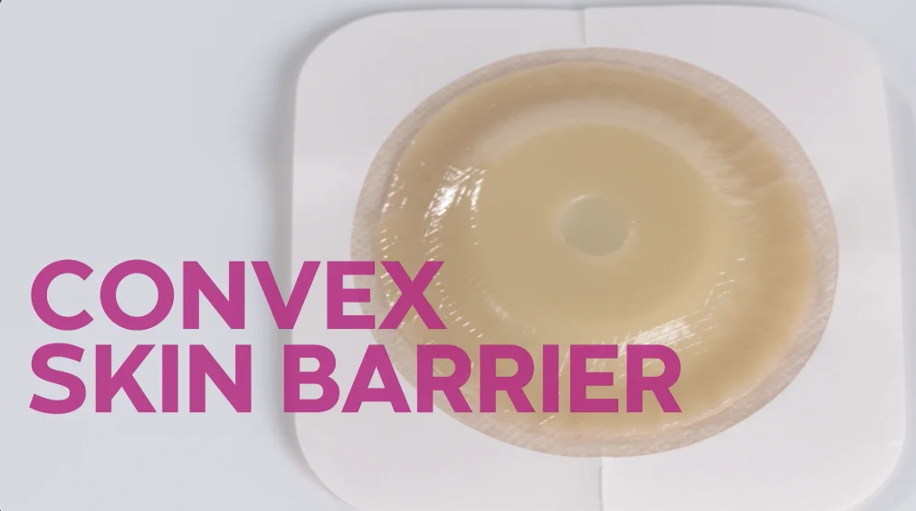 Application de l'appareillage avec barrière cutanée convexe